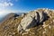 Interesting rocks near the top of a mountain Rtanj