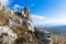 Interesting rocks on a way to the top of a mountain Rtanj