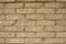 Interesting textured volumetric brick wall