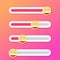 Interface slider bar with laughing yellow smile for social network