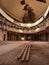 Interier of abandoned church. Vault apse