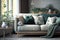 interion decoration comfortable stylish nobody couch