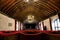 The interior of the 15th century St Georges Guildhall in Kings Lynn, Norfolk