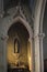 The interior of an abandoned church