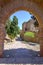 Interior of the Alcazaba of Malaga, Spain