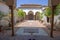 Interior of the Alcazaba of Malaga, Spain