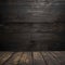 Interior allure Dark wood background wall evokes rich texture design