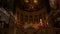 Interior and altar of the Basilica Saint Therese of Lisieux, Normandy France, TILT