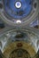 Interior and altar of the famous church of Mission Estancia Jesuitica in Alta Gracia, Argentina - South America.