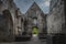 Interior, altars and tombs of ruined, 15th century monastery, Muckross Abbey