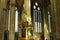 Interior of amiens`s cathedral