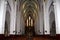 Interior of the ancient Catholic Cathedral of St. Joseph. Hanoi, Vietnam