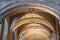 Interior of the ancient Romanesque Basilica of San Isidro in Leon, Spain