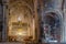 Interior of the ancient Romanesque Basilica of San Isidro in Leon, Spain