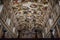 Interior and architectural details of the Sistine chapel
