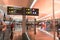 Interior of Barcelona Airport, Spain.