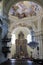 Interior of baroque Basilica of the Visitation Virgin Mary, place of pilgrimage, Hejnice, Czech Republic