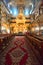 Interior of baroque church of peace in Swidnica