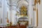 Interior of the baroque Convent of Saint Agostino in the ancient city of Matera, Italy, in the Basilicata region