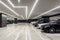 Interior of basement carpark, Modern contemporary elements, Luxury interior elements