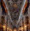 Interior of the basilica of San Sebastiano, Melilli, Syracuse, Sicily