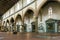 The interior of the Basilica of Santa Croce in Florence