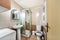 Interior bathroom design concept, home or hotel or villa