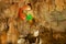 Interior of the beautiful Tham Jang cave in Vang Vieng, Laos.