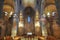 Interior of the Benedictine monastery of the Resurrection in Abu Ghosh