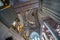 The interior of the Blue Mosque in the Sultanahmet district of Istanbul, Turkey