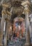 Interior of Bom Jesus do Monte cathedral. Braga, Portugal
