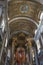 Interior of Bom Jesus do Monte cathedral. Braga, Portugal