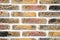 Interior brick wall tint bleached vintage style abstract background texture