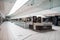 Interior of Buchanan Galleries shopping centre mall, empty because of covid lockdown restrictions