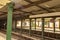 Interior of the Budapest historic first line of metro (subway) station