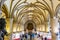 Interior of the building of the Hamburg City Hall,  the seat of the government of Hamburg, located in the Altstadt quarter in the