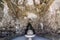 Interior of Buontalenti Grotto on Boboli Gardens, Florence.