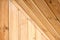 Interior carpentry background. Softwood clapboard, batten, plank timber blockhouse plank, or plank beam background with