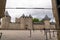 Interior castle Carcassonne fortified unesco town in france