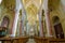 Interior of the Cathedral of Erice, Santa Maria Assunta. Sicily, Italy.