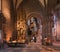 Interior of cathedral of Freiburg