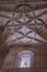 Interior of Cathedral of the incarnation, detail of vault formed by pointed arches, unique nature of fortress built in the 16th