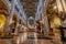 The interior of the cathedral of Parma, Italy