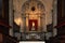 The interior of the Cathedral OF SYRACUSE (Siracusa, Sarausa)