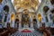 Interior of the catholic church Sant Agata nel Carmine, Bergamo, Italy