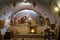 The interior of the Cave of the Shepherds in the Greek Orthodox Shepherds Field in Beit Sahour, in the Palestinian Authority,