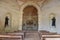 Interior of chapel Garcia D`Avila castle near Praia do Forte, Brazil