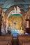 Interior of the Chapel Notre Dame de Rocamadour in Camaret sur mer, FinistÃ¨re Brittany France