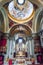 Interior of Chiesa di San Martino is Roman Catholic church in Siena. Italy