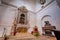 Interior of the Christian church with altar of the Real Chiesa Madrice Insigne Collegiata or